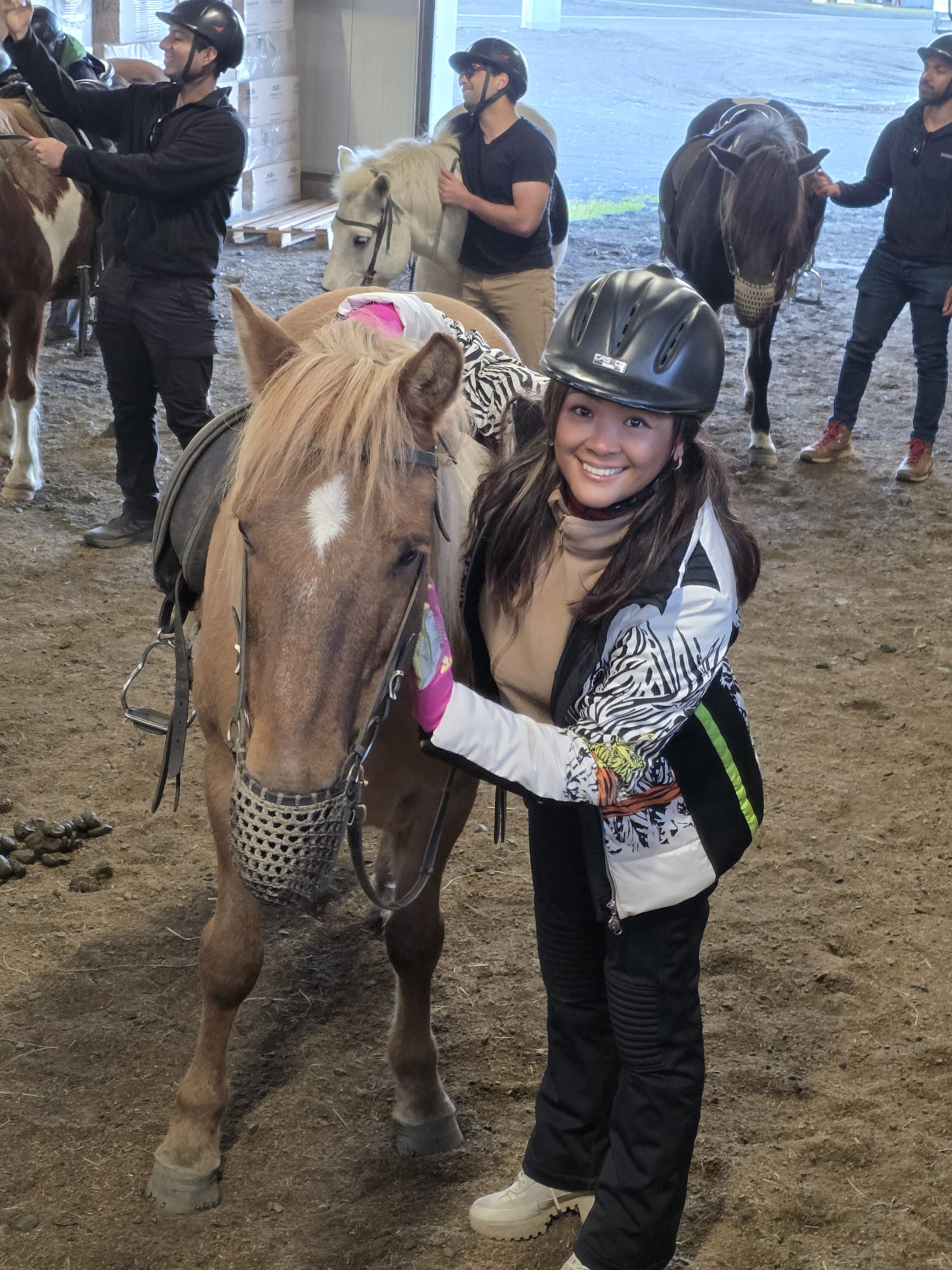 Drösul and me after our ride