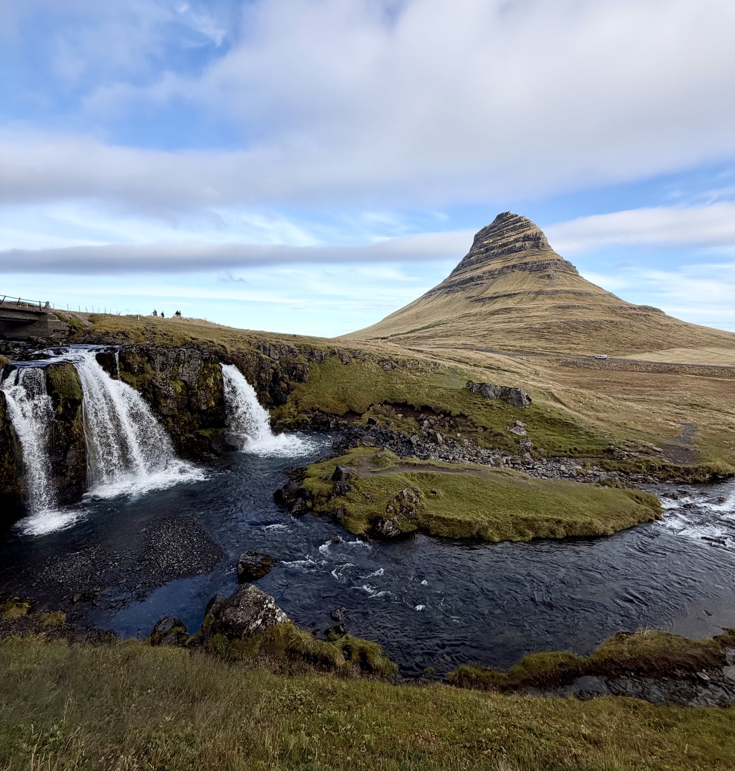 Kirkjufell and the waterfall on Snæfellsnes