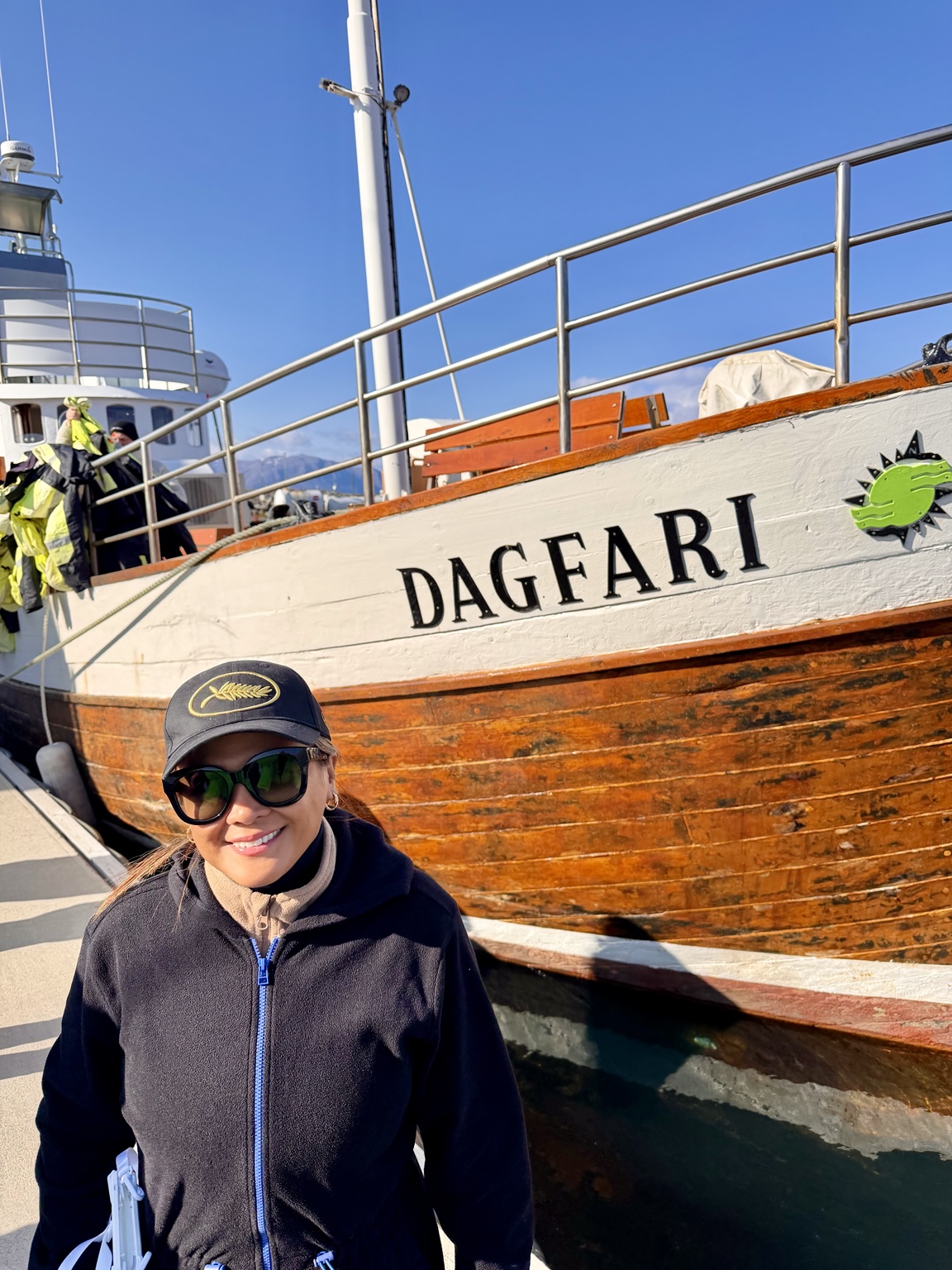 With Daggfari in Húsavík—the boat behind the trip that started this whole question.