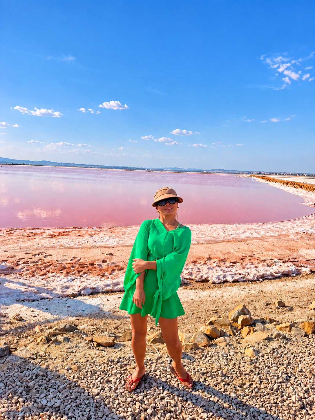 Back at the Laguna Rosa in July 2026—this time in green, and with a very different connection to Torrevieja.